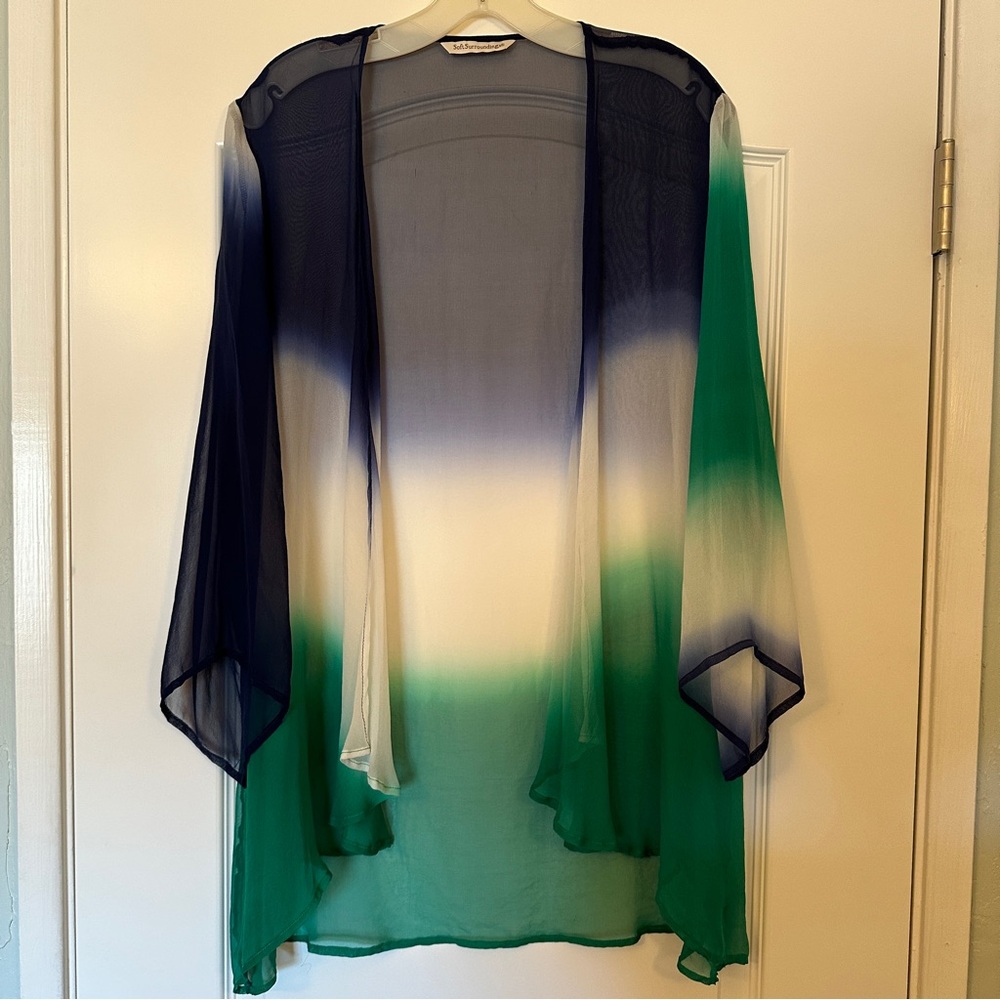 Sheer tri-color Topper | one size